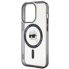 Karl Lagerfeld KLHMP15XHKHNOTK iPhone 15 Pro Max 6.7" transparent hardcase IML Karl`s Head MagSafe