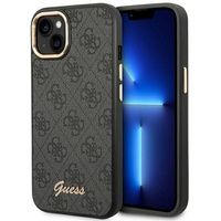 Guess GUHCP14MHG4SHK iPhone 14 Plus 6,7" czarny/black hard case 4G Vintage Gold Logo