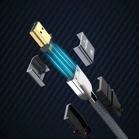 WOZINSKY KABEL HDMI 2.1 8K 60HZ 48GBPS DO TELEWIZORÓW 5M ZASTOSOWANIE 4K