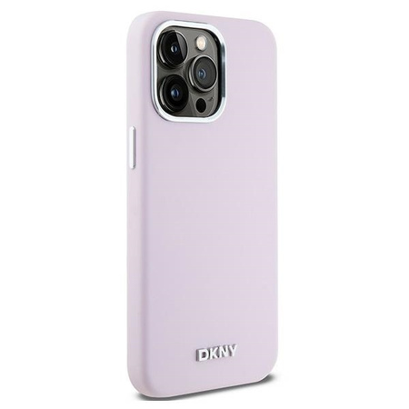 DKNY ETUI DO IPHONE 15 PRO MAX 6.7 LIQUID SILICONE DO MAGSAFE MAŁE LOGO