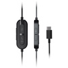 Creative Słuchawki przewodowe z mikrofonem Chat USB czarny/black USB-C