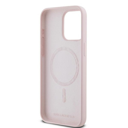 KARL LAGERFELD ETUI HARDCASE SILICONE DO IPHONE 15 PRO MAX 6.7 DO MAGSAFE