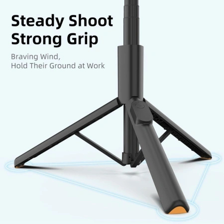 TECH-PROTECT SELFIE STICK Z TRIPODEM DO TELEFONÓW I KAMER 3W1 Z PILOTEM