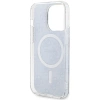 Etui Guess IML 4G MagSafe na iPhone 15 Pro - niebieskie