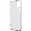 Etui Guess IML 4G Gold Stripe na iPhone 15 Plus / 14 Plus - brązowe