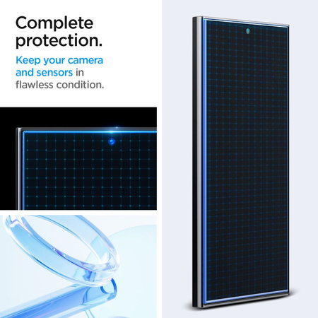 SPIGEN SZKŁO HARTOWANE GLAS.TR EZ FIT DO SAMSUNG GALAXY S24 OCHRONA 2-PACK