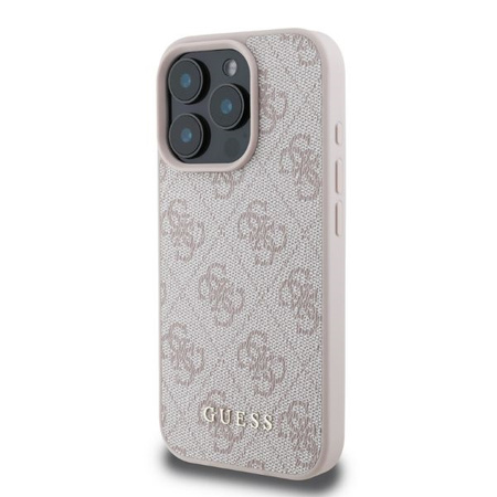 GUESS ETUI HARD CASE DO IPHONE 16 PRO 6.3 4G CLASSIC Z MODNYM WYKOŃCZENIEM