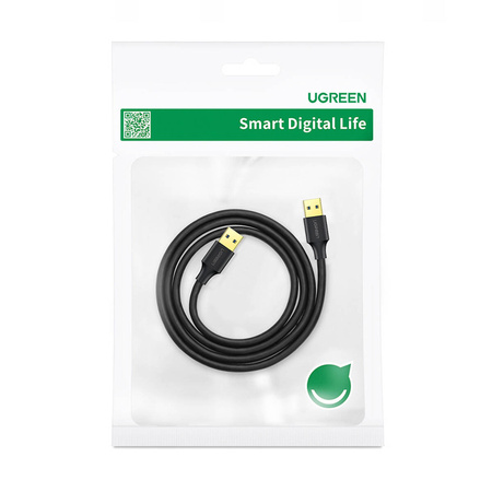 Ugreen kabel przewód USB-A - USB-A USB3.0 5Gb/s 0.5m czarny (US128)
