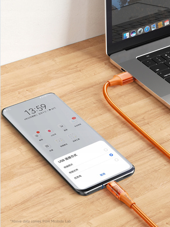 Mcdodo Kabel do telefonu, mocny, super szybki, USB-C, 100W, 6A, 1.8m