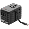 Verbatim Adapter podróżny EU/UK/US GaN   2xUSB-C/2xUSB-A/1xUSB-C PD 100W czarny 30191