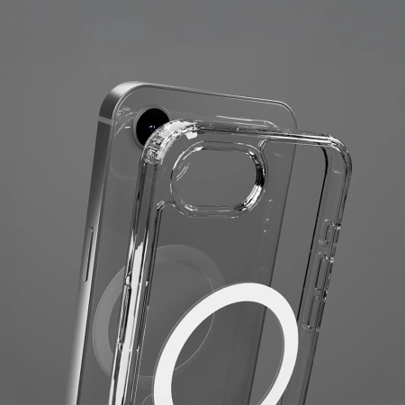 Etui SBS Extreme Mag D3O MagSafe do iPhone 16e - przezroczyste