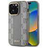 DKNY ETUI HARDCASE DO IPHONE 14 PRO 6.1 LEATHER CHECKERED MONO PATTERN