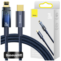 Baseus Explorer Series kabel przewód USB Typ C – Lightning 20W 1m niebieski (CATS000003)