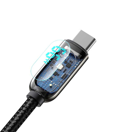 BASEUS KABEL USB DO USB-C DISPLAY 66W DO 1M WYTRZYMAŁY KABEL DO ŁADOWANIA