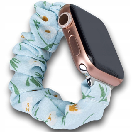HURTEL MATERIAŁOWY PASEK DO APPLE WATCH 7 6 5 4 3 2 SE 45 44 42MM NA GUMIE