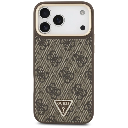 GUESS ETUI DO IPHONE 17 PRO MAX MAGSAFE LOGO TRIANGLE Z OCHRONĄ ANTY