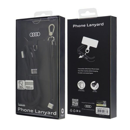AUDI UNIWERSALNA SMYCZ DO TELEFONU 120CM DO TELEFONÓW SAMSUNG HUAWEI XIAOMI