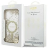 GUESS ETUI RESIN BOTTOM GLITTER MAGSAFE DO IPHONE 17 Z BŁYSZCZĄCĄ POWŁOKĄ