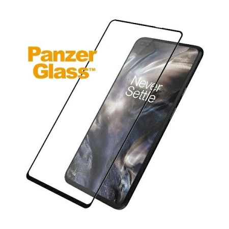 PANZERGLASS SZKŁO HARTOWANE E2E DO ONEPLUS NORD Z RAMKĄ NAJLEPSZA OCHRONA