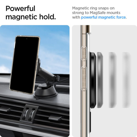 SPIGEN ONETAP RING MAGNETYCZNY Z TECHNOLOGIĄ DO MAGSAFE KARBONOWY POKROWIEC