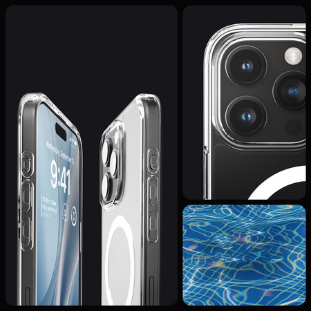 SPIGEN ULTRA HYBRID MAG MAGSAFE IPHONE 15 PRO MAX FROST CLEAR