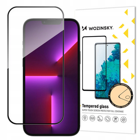 WOZINSKY SZKŁO HARTOWANE FULL GLUE DO IPHONE 14 PRO MAX ZRAMKOWANE OCHRONNE