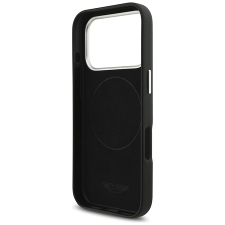 Etui Aston Martin HC FW Logo MagSafe do  iPhone 17 Pro czarny
