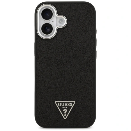 GUESS ETUI GLITTER TRIANGLE LOGO MAGSAFE DO IPHONE 17 OCHRONA Z EFEKTEM