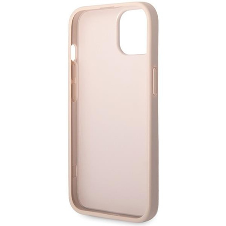 Etui Guess 4G Big Metal Logo na iPhone 15 - różowe