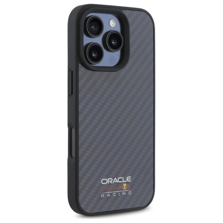Red Bull RBHMP16X24CFILSK iPhone 16 Pro  Max 6.9 hardcase czarny/black Carbon Fiber Shiny Logo MagSafe