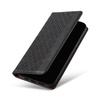 Magnet Strap Case etui do Samsung Galaxy A12 5G pokrowiec portfel + mini smycz zawieszka czarny