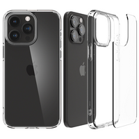 Spigen Crystal Hybrid, crystal clear - iPhone 15 Pro Max
