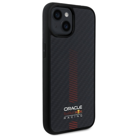 Red Bull RBHMP14S24CFGSMK iPhone 14 6.1 hardcase czarny/black Carbon Fiber Power Bar MagSafe