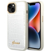 Guess GUHCP14MHGCRHS iPhone 14 Plus 6,7" srebrny/silver hardcase Croco Collection