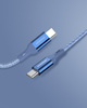 INNOSTYLE POWERFLEX KABEL USB-C SZYBKIE ŁADOWANIE DO IPHONE SAMSUNG 3A 60W KEVLAR 2M CZARNY
