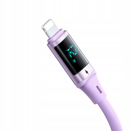 MCDODO USB-C LIGHTNING 36W 2M DISPLAY CABLE FOR IPHONE 14 PURPLE