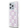 DKNY ETUI HARDCASE DO IPHONE 15 PRO 6.1 LIQUID GLITTER MULTILOGO