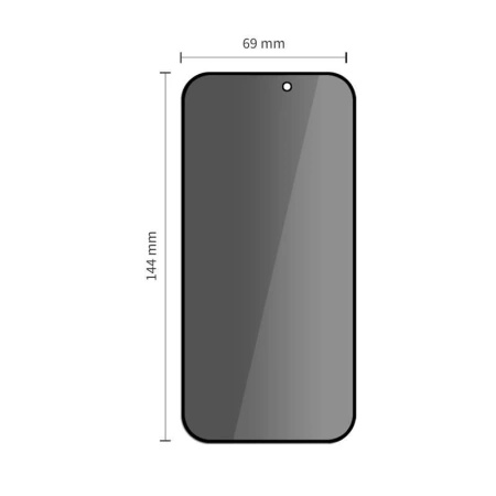 TECH-PROTECT SZKŁO PRYWATYZUJĄCE QUICK SET SPY+ DO IPHONE 14 PRO OCHRONA