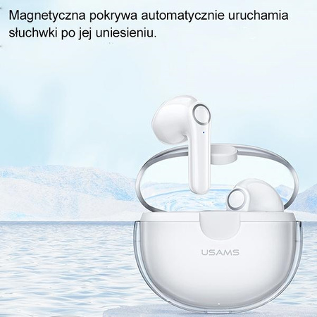 USAMS SŁUCHAWKI TWS DO TELEFONÓW Z DUAL MICROFONEM I DŁUGIM CZASEM PRACY