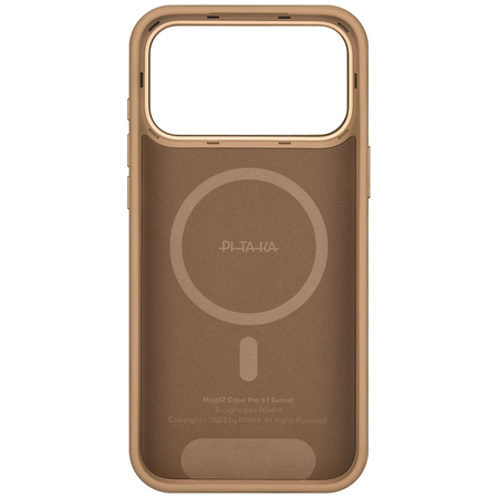 Etui PITAKA Aramid UltraGuard MagSafe do iPhone 17 Pro sunset