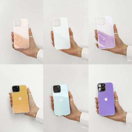HURTEL AURORA CASE ETUI DO IPHONE 12 POKROWIEC ŻELOWY Z OPALIZUJĄCĄ POWŁOKĄ