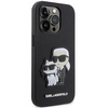 Etui Karl Lagerfeld KLHCP14XSANKCPK na iPhone 14 Pro Max 6.7" hardcase - czarne Saffiano Karl&Choupette
