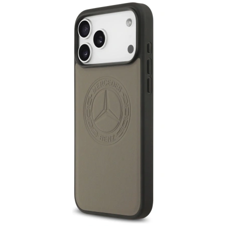 MERCEDES ETUI LEATHER VINTAGE LOGO MAGSAFE DO IPHONE 17 PRO MAX LUKSUSOWA
