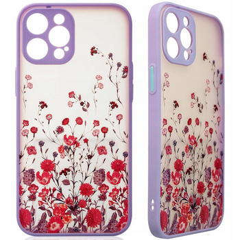 HURTEL CASE ETUI POKROWIEC DO IPHONE 12 PRO MAX DESIGN Z KWITNĄCYM WZOREM