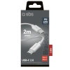SBS KABEL USB-C 2M DO MACBOOK IPHONE 60W POWER DELIVERY SZYBKIE ŁADOWANIE