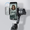 Baseus 3 osiowy Gimbal do telefonu smartfona ręczny stabilizator obrazu do filmów i zdjęć Live Vlog YouTube TikTok  szary (SUYT-0G)