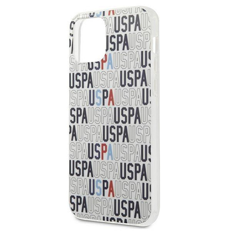 Etui U.S. Polo Assn. Logo Mania Collection na iPhone 12 mini - białe