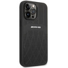 AMG AMHMP14XOSDBK iPhone 14 Pro Max 6,7" czarny/black hardcase Leather Curved Lines MagSafe