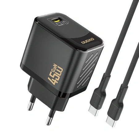 DUDAO ŁADOWARKA A28C 45W GaN DO TELEFONÓW IPHONE 12 13 14 2X USB-C