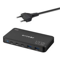 BLITZWOLF ŁADOWARKA BW-I100 120W 5W1 DO IPHONE 12 13 14 15 Z ŁADOWANIEM USB